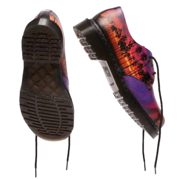 Dr Martens 1461 Los Angeles Leather Oxford Shoes Size 7 Limited Edition NEW - Picture 5 of 9